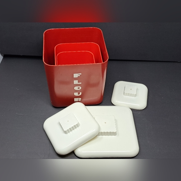 Vintgae Lustroware Nesting Canister Set - Picture 3 of 6